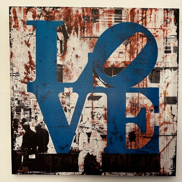 Urban Outfitters Other - Love canvas artwork